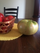 Massive garden tomato.